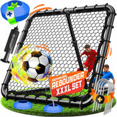 KESSER® Voetbal Rebounder - Kickback - Tchouk - 100x100cm - Zwart